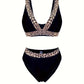Bikini Femme Taille Haute Léopard – Maillot de Bain Deux Pièces Élégant et Tendance
