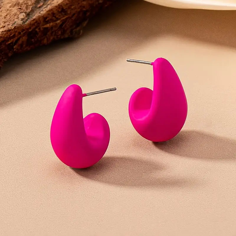 Boucles d’oreilles femme dorées en forme de goutte – Bijoux élégants et tendance