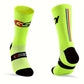 Chaussettes de cyclisme respirantes, coloris Vert