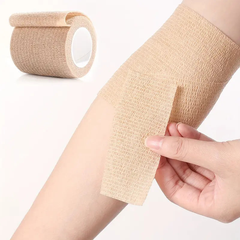 Bandes de Compression Auto-Adhésives – Rouleaux Élastiques Cohésifs pour Entorses, Pansements et Maintien Articulaire