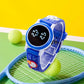 Montre Digitale Enfant Garçon Noir et Blanc – Affichage LED, Bracelet Ludique et Confortable