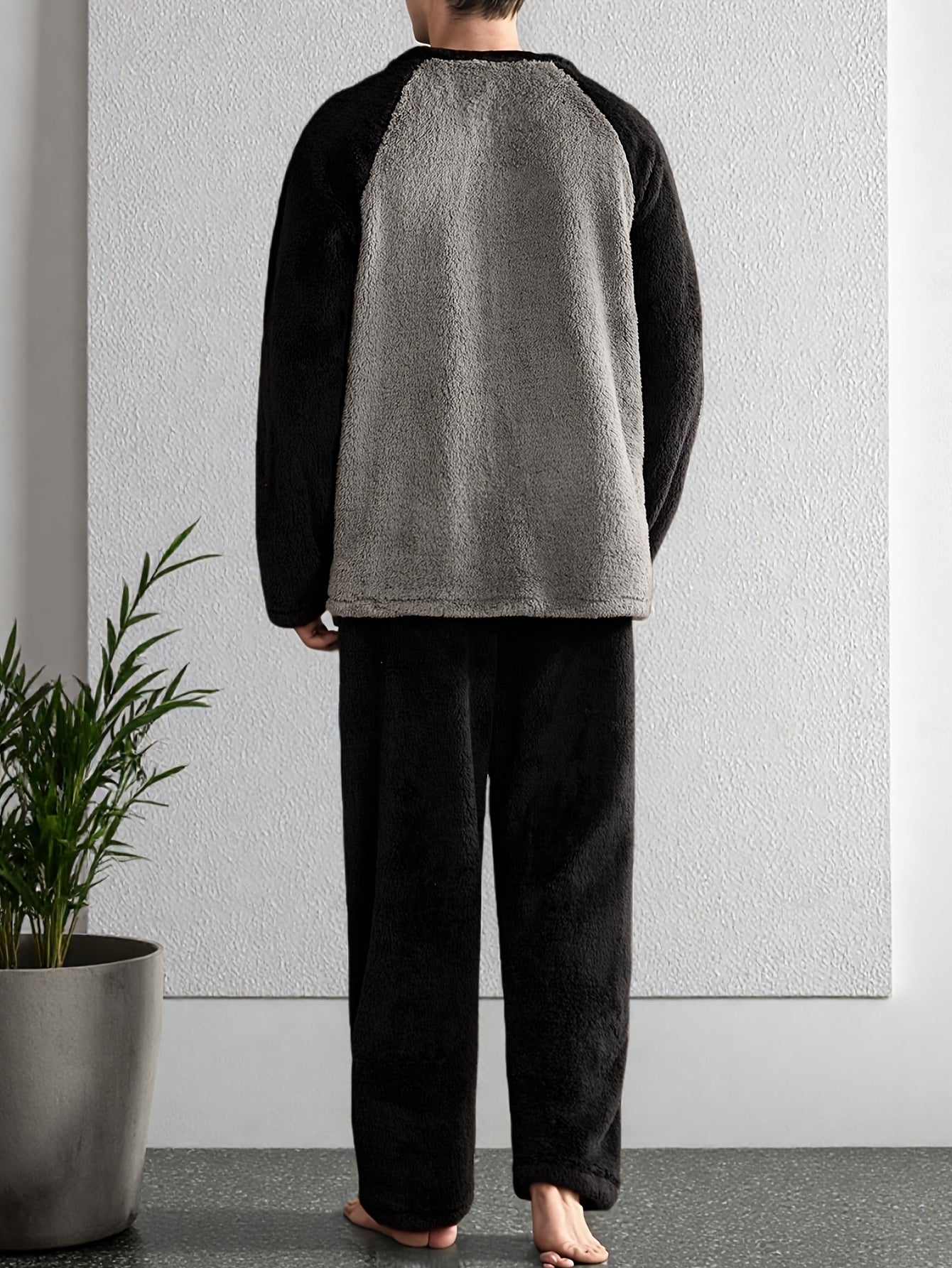 Pyjama d'automne/hiver pour homme