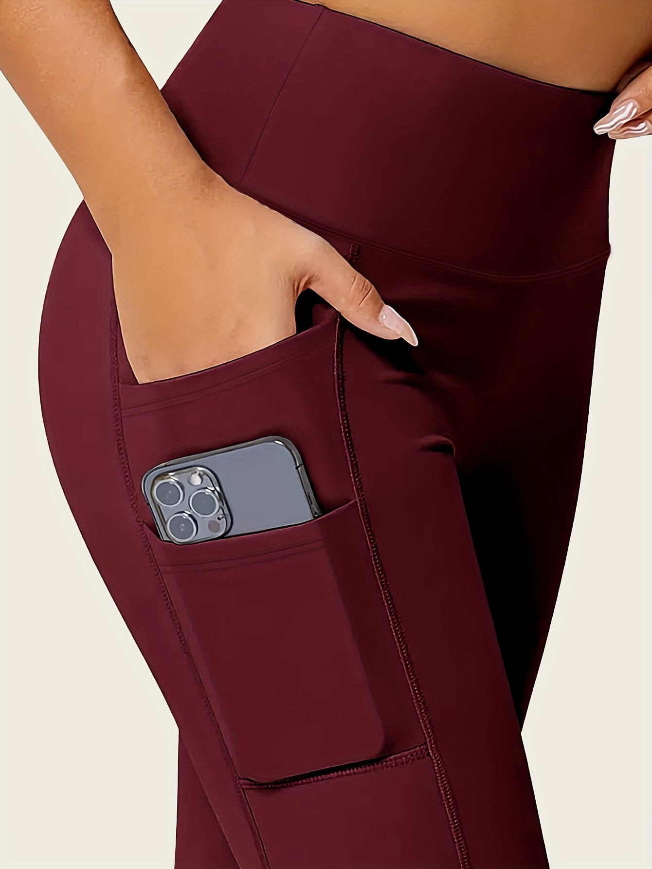Leggings de yoga poche à ligne ciblée pour un développement