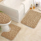 Ensemble de Tapis de Bain Antidérapants 3 Pièces