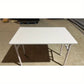 Bureau Blanc Pliable Moderne – Table de Travail Minimaliste pour Bureau à Domicile ou Étudiant