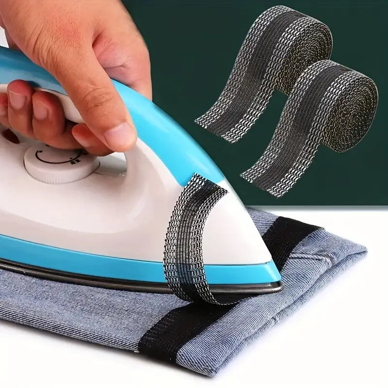 Bande Thermocollante pour Ourlet Sans Couture – Ruban Adhésif Double Face pour Ourlets Rapides, Réparations et Projets DIY