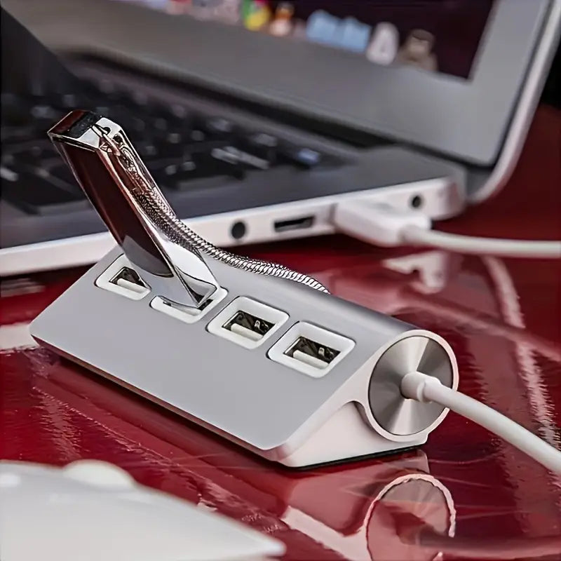 Hub USB 2.0 à 4 Ports – Adaptateur Multiport Compact pour PC et Ordinateur Portable | Hubs et Adaptateurs