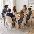Ensemble Table et 6 Chaises Empilables – Salle à Manger Conviviale