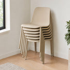 Ensemble Table et 6 Chaises Empilables – Salle à Manger Conviviale
