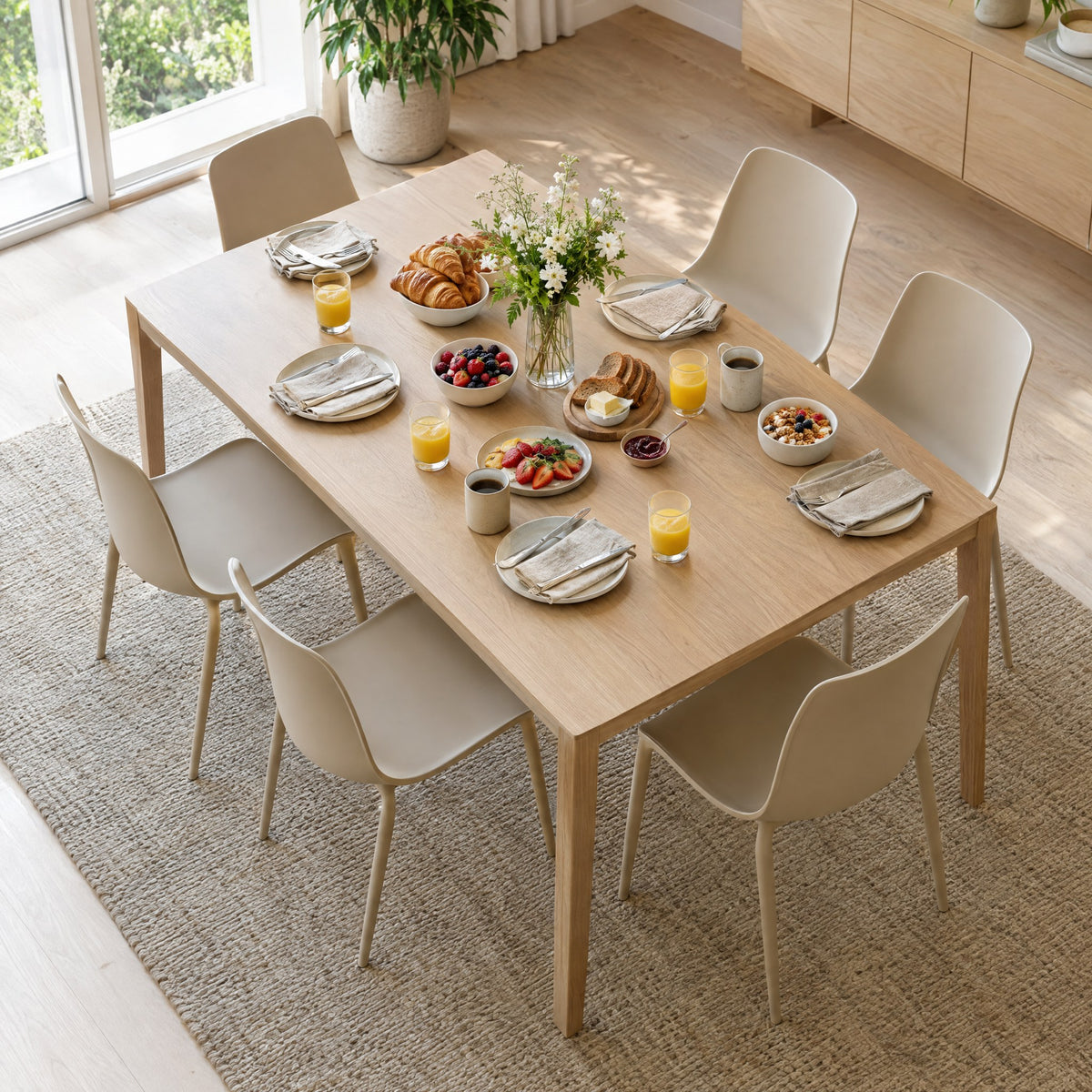 Un brunch du dimanche bien installé