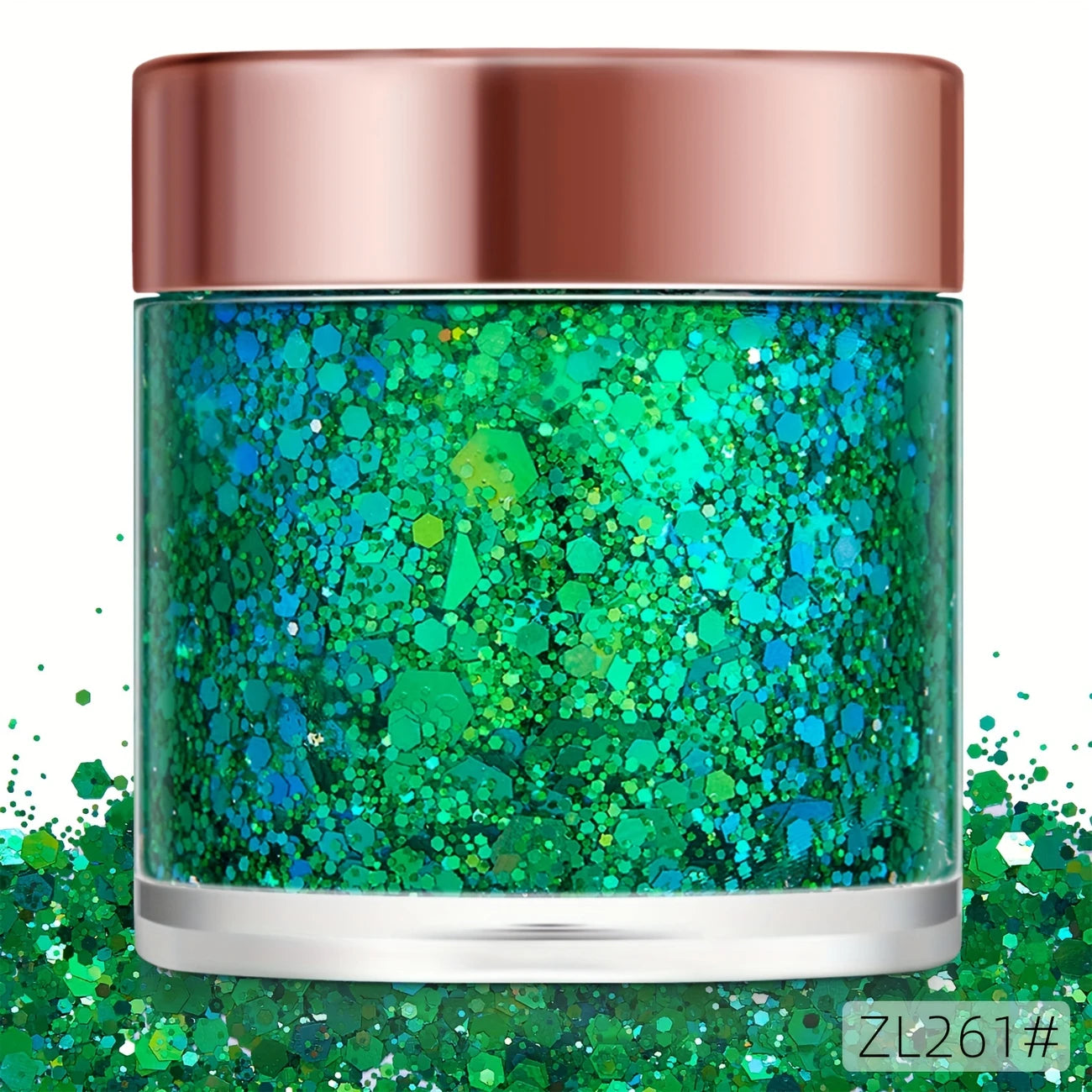 Paillettes Holographiques Ultra Brillantes – Gel Glitter Visage & Corps pour Maquillage Festival