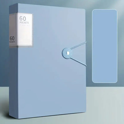 Classeur de Rangement 60 Pochettes – Organisation et Archivage Professionnel pour Magasins et Bureaux