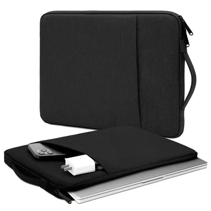 Sac pour ordinateur portable Housse légère et résistante avec poches, coloris Noir