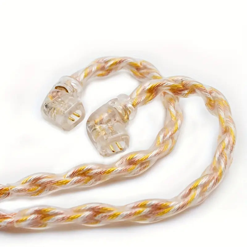 Câble Audio Tressé Jack 3.5mm Haute Qualité – Compatible Casques et Écouteurs KZ
