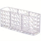Organisateur Maquillage Transparent à 3 Compartiments – Rangement Pinceaux, Stylos et Accessoires Beauté