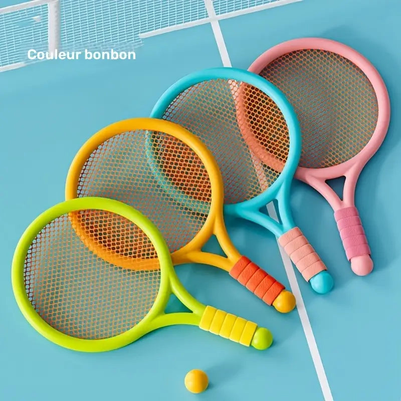 Set de raquettes enfants avec volant et balle – Jeu de plein air ludique et sportif