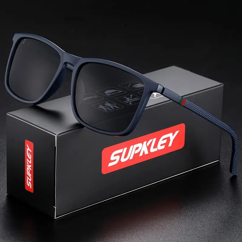 Lunettes de soleil sport homme UV400 – Monture légère anti-reflets pour running, vélo et outdoor