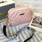 Sac bandoulière femme – Petit sac à main matelassé avec sangle large, coloris Rose
