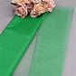 Tulle organza jaune fluo pour emballage cadeau – Rouleau tissu décoratif transparent pour artisanat, bouquets et événements