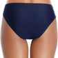Bas de maillot de bain taille haute croisée – Coupe galbante et effet ventre plat, coloris éclatant