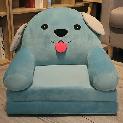 Fauteuil Enfant en Peluche Vache