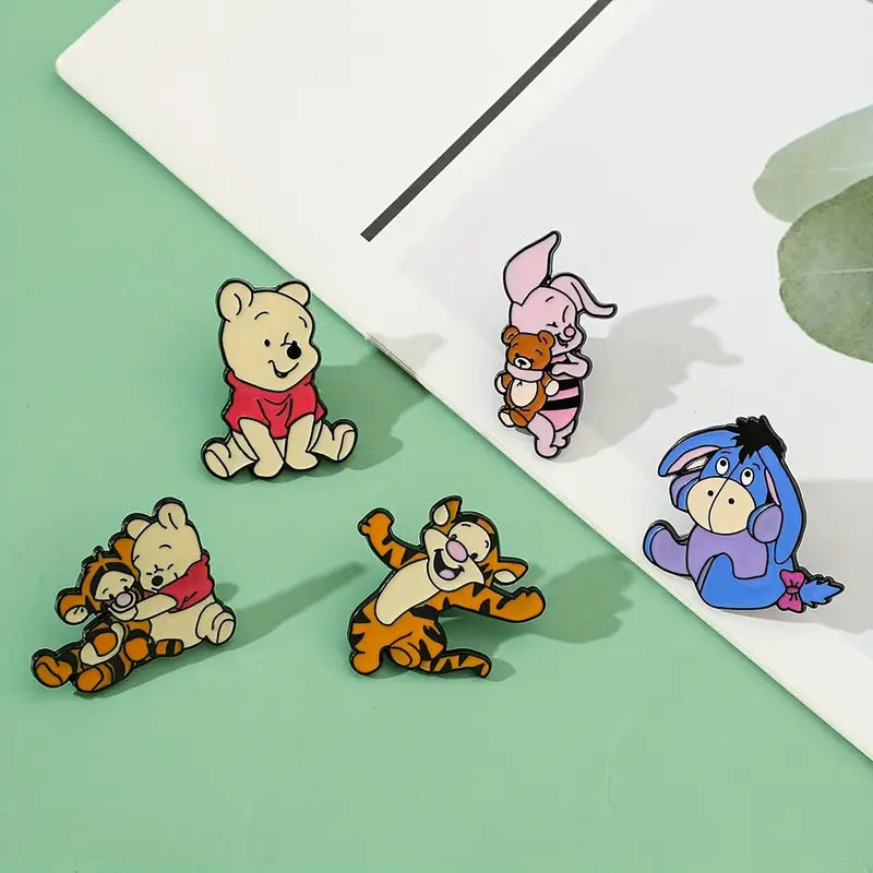 Broches et Boutons Enfant Winnie l’Ourson – Accessoires Colorés et Ludiques