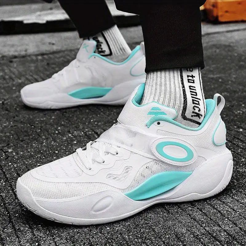 Baskets garçon – Chaussures de sport noires et grises respirantes avec semelle antidérapante tendance