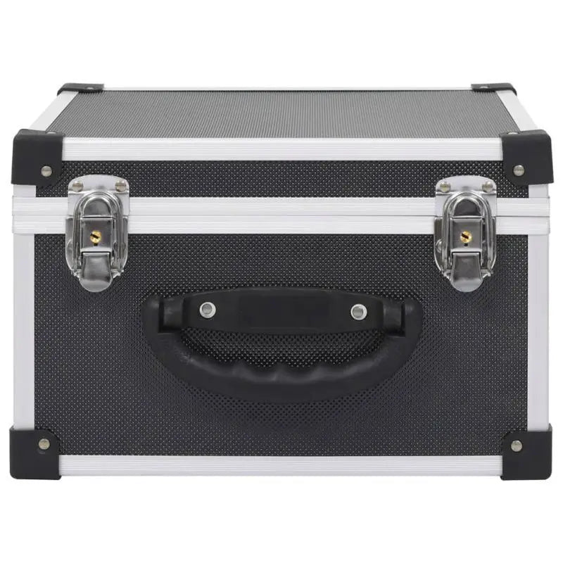 Mallette de Rangement en Aluminium avec Serrure – Boîte de Stockage Sécurisée pour Disques Durs, Clés USB et Accessoires