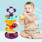 Tour de Boules Éducative pour Bébé – Jeu d’Éveil Coloré et Ludique avec Pistes en Spirale