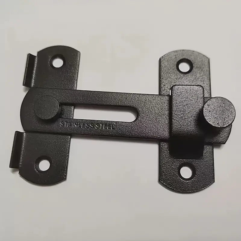 Verrou de Porte Sécurité Anti-Intrusion – Loquet en Acier Inoxydable avec Vis de Fixation (1 Pièce)