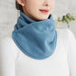 Cache-cou polaire chaud rouge – Couvre visage hiver unisexe pour protection contre le froid