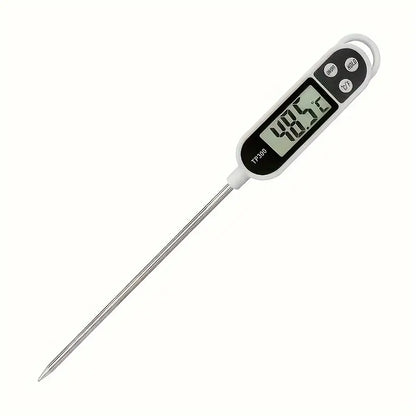 Thermomètres Digitaux de Cuisine – Sonde Longue en Acier Inoxydable, Lecture Instantanée, Idéal pour Viande, Barbecue, Four et Liquides – Thermomètres Haute Précision