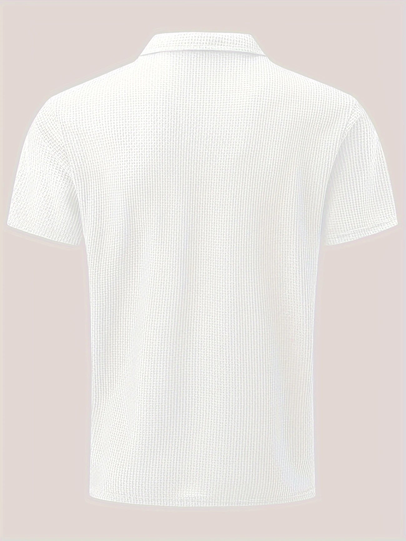 Polo de Golf Homme Respirant – Tissu Texturé avec Col à Boutons