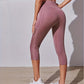 Pantalon Capri de Sport de Levage de Hanche de Contrôle de Ventre