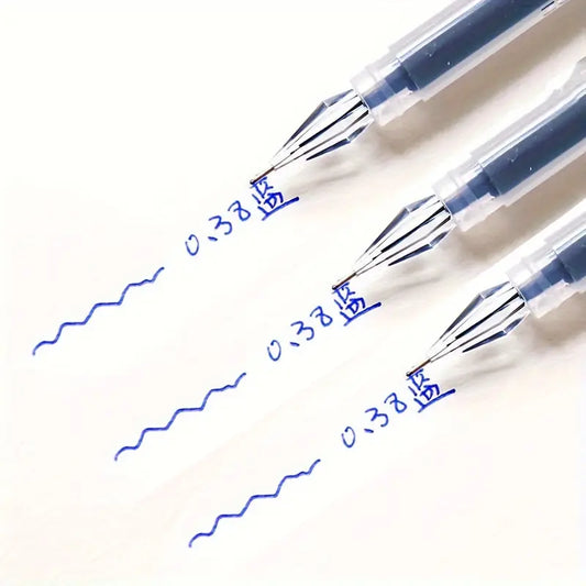 Stylos gel pointe fine 0.38 mm – Encre rouge fluide pour écriture précise et nette