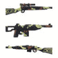 Set d’Armes Jouets Camouflage Militaire – Fusils, Pistolets et Grenade pour Jeux de Guerre et Accessoires de Figurines