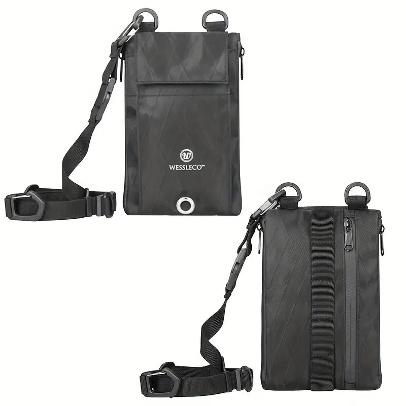 Sacoche tour de cou avec port USB Protège-passeport intelligent et antivol pour voyageur connecté