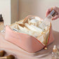 Trousse de Maquillage Grande Capacité – Pochette de Rangement Cosmétique Étanche avec Compartiments Intérieurs