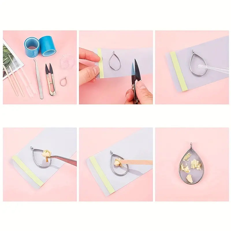 Cadres pendentifs en métal pour résine – Formes variées (cœur, lune, carré...) – Idéal pour créations DIY et moulage de bijoux uniques
