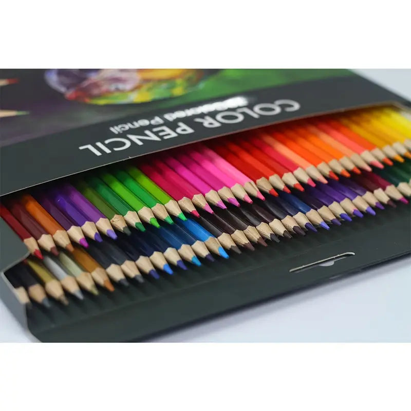 Boîte de 18 Crayons de Couleur Intenses – Idéal pour Dessin, Croquis et Coloriage Artistique