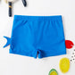 Maillot de bain garçon bleu avec motif requin et crabe – Short de bain amusant et confortable pour l’été