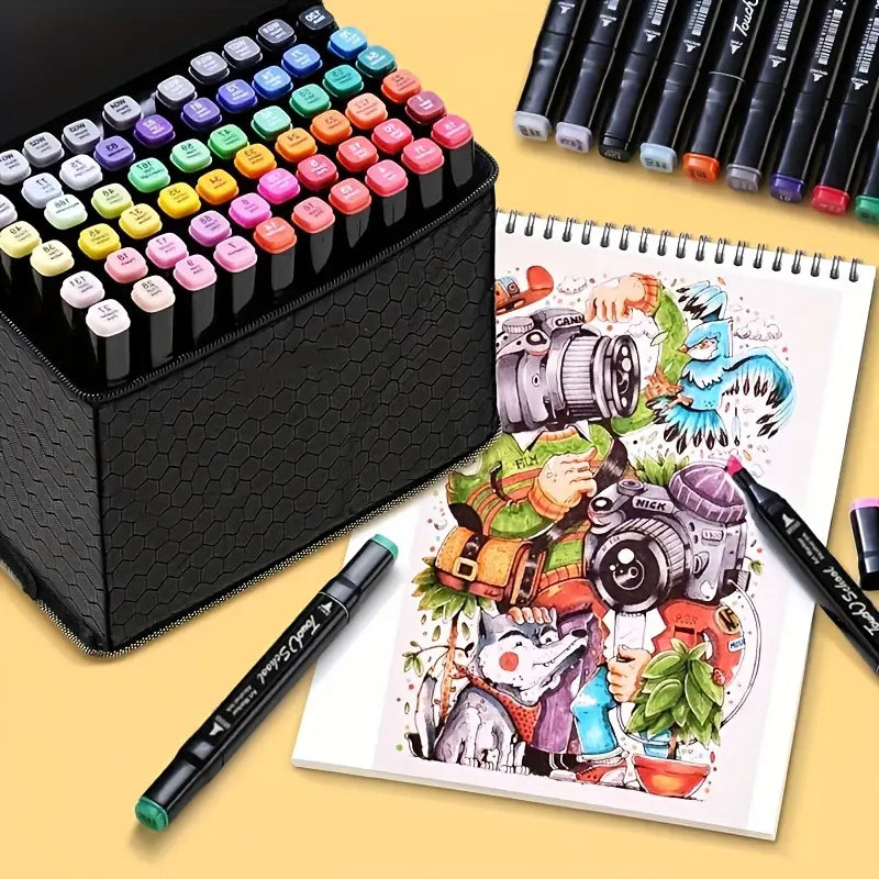 Marqueurs à double pointe – Feutres professionnels pour dessin