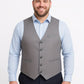 Gilet de costume pour homme grande taille en 4XL
