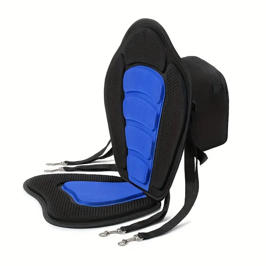 Siège kayak rembourré avec dossier ergonomique – Accessoire confortable pour bateau et canoë