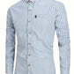 Chemise À Carreaux Élégante, coloris Bleu gris