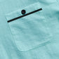 2 pièces Ensemble 100% Coton Chemise Homme Unie Légère Absorbant