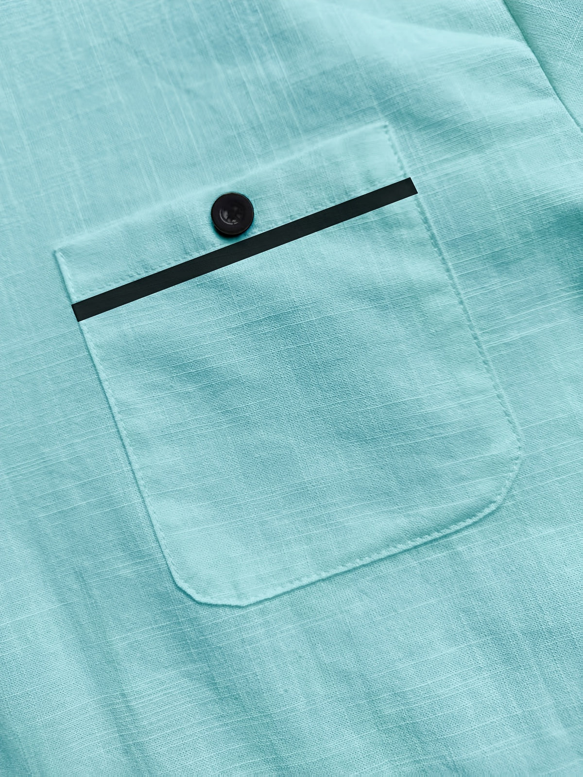2 pièces Ensemble 100% Coton Chemise Homme Unie Légère Absorbant
