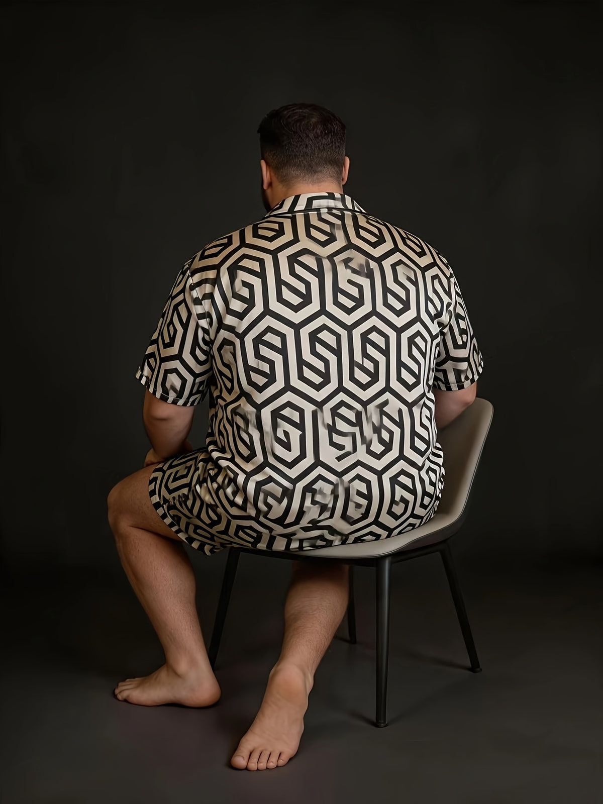 Nouveau ensemble décontracté pour homme grande taille