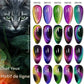 Ensemble 6 Vernis Gel Cat Eye Magnétique – Effet Œil de Chat 9D Holographique UV/LED, 8ml + Aimant Inclus