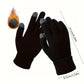 Gants chauffants femme hiver – Gants tactiles tricotés thermiques écran tactile, mains toujours au chaud